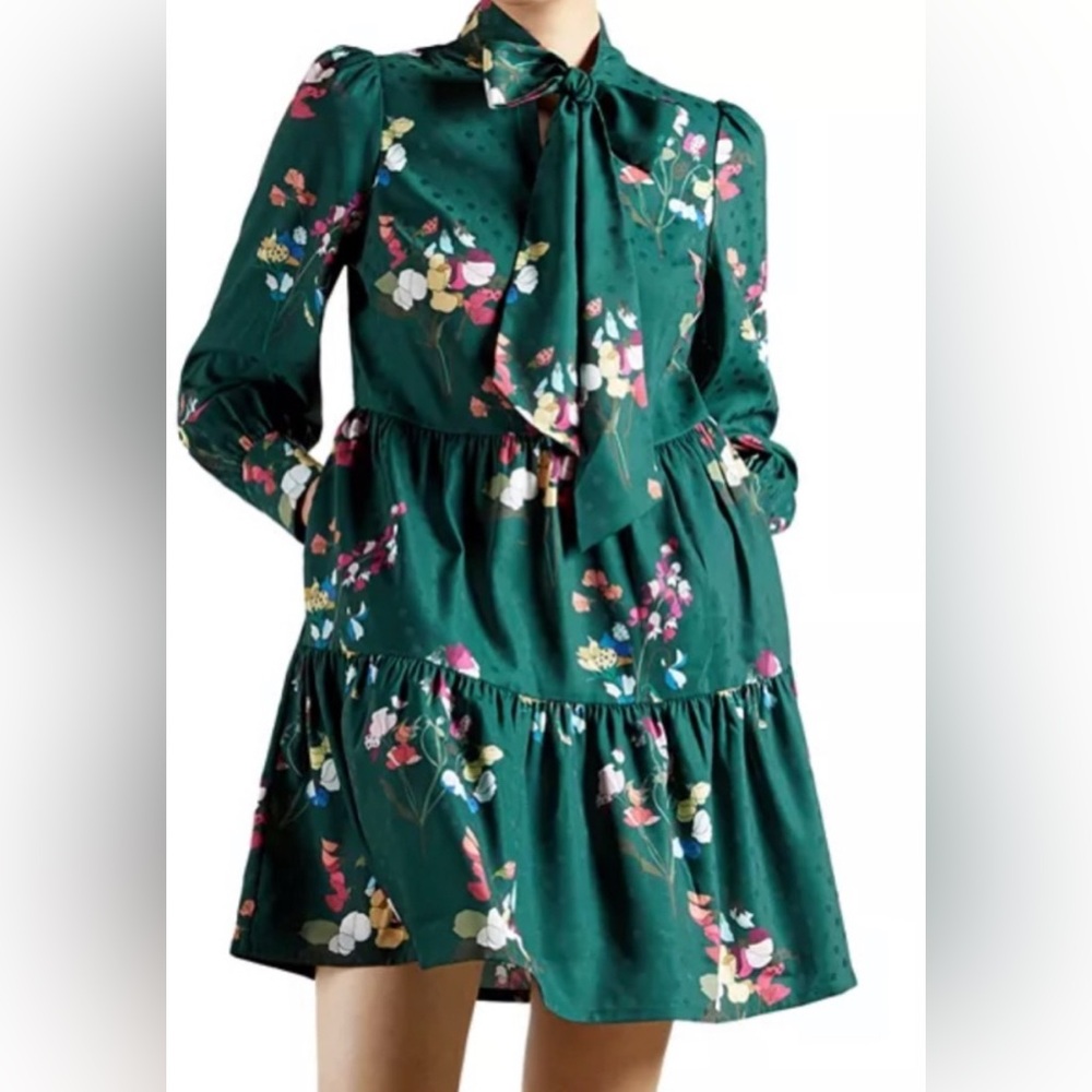 Floral Green Ted Baker Dress
